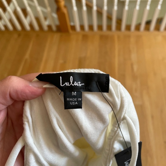 Lulus white dress size medium new with tags! - Picture 5 of 6